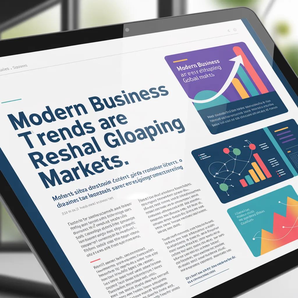 Modern Business Trends Are Reshaping Global Markets